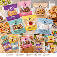 Sacs thermoscellés de qualité alimentaire OEM&ODM pour biscuits, emballage étanche pour biscuits