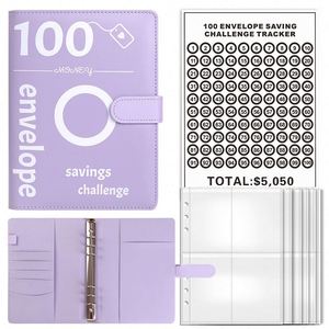 100 Money Saving Challenge - Budget Planner With Cash & Cards Envelopes in <b>A5</b> Binder for Effective Savings - Product Image 4