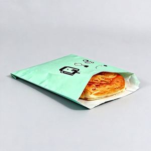 Brown Kraft Paper Food Grade Greaseproof Waterproof Eco-Friendly Bread & Cakes Bags Wholesale - Product Image 2