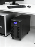 Alimentation sans interruption (ASI) 6 kVA 10 kVA, ASI industrielle haute fréquence en ligne pour équipement domestique