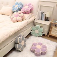 Vente en gros OEM Coussins décoratifs à fleurs souples pour le bureau Sieste Salle de classe Chaise Canapé Coussin décoratif pour le dos