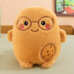 Jouet en peluche personnalisé UYEAH, peluche de chat en forme de pomme de terre, peluche de <span class=keywords><strong>panda</strong></span>, logo de l'entreprise imprimé sur les vêtements, jouets en peluche pour animaux pour cadeaux - Product Image 1