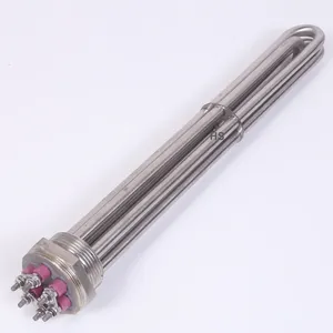 9KW 1.5" 2" DN40 DN50 Immersion Heater Water Tank Immersion Tubular Heater Heating Element