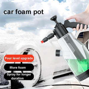 Bomba de presión manual de 2L, rociador de espuma, rociador de agua, Cañón de espuma presurizado manual, botella de spray de <span class=keywords><strong>lavado</strong></span>, detalles de coche - Product Image 2