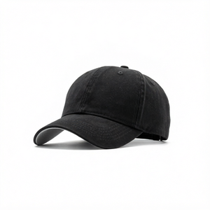 Gorra de Béisbol Vintage de Lona Lavada, Ajustable, de 5 Paneles, Estilo Dad Hat, Casual, Unisex, para Verano, Panel Frontal de 58-60cm, para Deportes al Aire Libre - Product Image 1