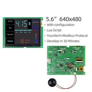 <span class=keywords><strong>5.6</strong></span> inch 640x480 HMI nối tiếp Màn hình RS485 cấu hình kịch bản nối tiếp TFT hiển thị với cảm ứng điện dung/điện trở cho y tế - Product Image 1