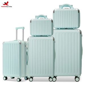 Lightweight Hard Shell 4-Piece Luggage Set 20/24/28 Inch + Mini Cosmetic Bag Large Capacity <b>Trolly</b> Case RTS Bulk Mixed Order - Product Image 1