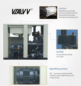 Máy Nén Khí Trục Vít Biến Tần 30kw Máy Nén Khí Trục Vít Công Nghiệp 40hp Giá Máy Bơm Máy Nén Khí Quay 30 Kw - Product Image 6