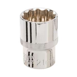ซ็อกเก็ตเงิน1/2 "ไดรฟ์เมตริก12pt 21มม - Product Image 2