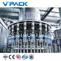 Chaîne de production complète de remplissage d'eau minérale en bouteilles jetables de A à Z avec système de traitement de l'eau