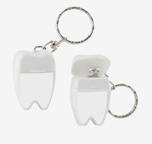 Llavero con Forma <span class=keywords><strong>de</strong></span> Diente con Logotipo Personalizado, Regalo Empresarial Corporativo, Artículo Promocional para el Cuidado <span class=keywords><strong>de</strong></span> la Higiene Bucal - Product Image 3