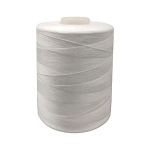 ด้ายเย็บผ้าสีขาวธรรมชาติ 402 ทนทาน สำหรับเย็บมือและเย็บจักร ม้วนใหญ่ - Product Image 1