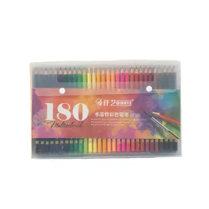 Promotion 180 Colors Water-Soluble Watercolor Pencils Safe Non-Toxic Colored Pencils