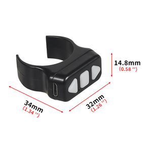 3 botones inalámbrico teléfono móvil Selfie foto obturador para teléfono móvil Android Video página Turner controlador remoto recargable - Product Image 6