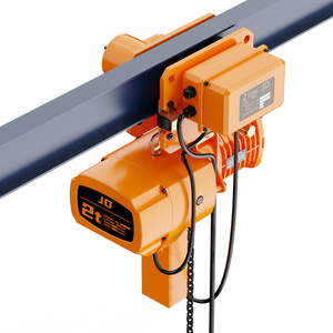 رافعة سلسلة كهربائية ثقيلة التحمل HHBB بقدرة 1 طن و2 طن و3 طن و5 طن |   رافعة سلسلة ثنائية السرعة مع جهاز تحكم عن بعد لاسلكي، رافعة صناعية - Product Image 1