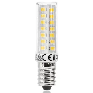 Lámpara LED E14 de 4.8W de eficiencia energética, luz cálida, ideal para iluminación ambiental y ahorro en consumo eléctrico. - Product Image 1