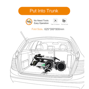 Silla de ruedas eléctrica plegable, ligera, con freno electromagnético inteligente, más seguro - Product Image 5