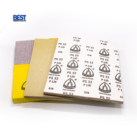 Papier abrasif blanc Klingspor, fabriqué en Pologne, 50 pièces, P120, pour polissage manuel et ponçage