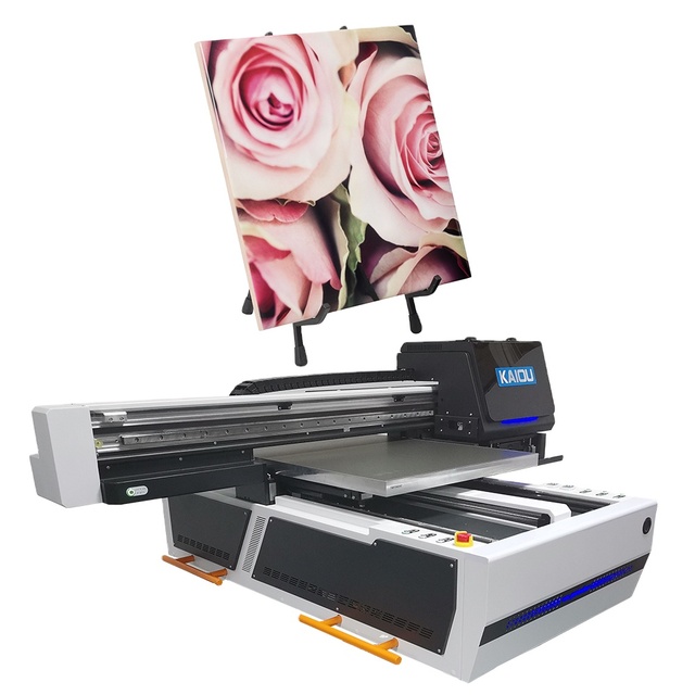 Visual Positioning 6090 UV Flatbed Printer A1 Inkjet Printing Machine for AB Film Varnish Label Packaging Ceramic Tile