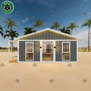 Casa Prefabricada Modular Resistente de Acero Ligero con Techo a Dos Aguas, Tamaño Personalizable, Terraza Opcional para Aplicaciones en Múltiples Escenarios - Product Image 4