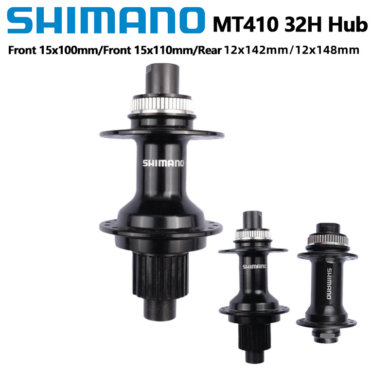 SHIMANO - 専用 Shimano DEORE MT410 MT400 Hub Set - Disc Brake & Micro Spline