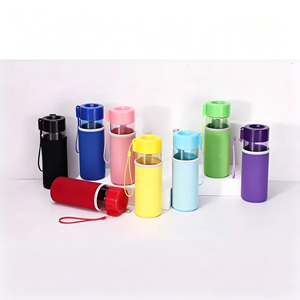 500ml Straight <b>Plastic</b> <b>Water</b> <b>Bottle</b> PS Material Portable <b>Water</b> Cup With Lanyard Custom Logo Colors Transparent Travel <b>Bottle</b> - Product Image 3