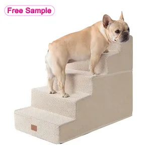 מתקפל מתקפל נייד מתקפל רכב כיסא מיטה גבוהה סולם מדרגות רמפה לחיות מחמד כלבים קטנים מדרגות לכלב