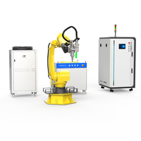 Nueva Máquina de Soldadura Láser de Fibra de 20kW, Operación Automatizada de Alta Precisión, Estación de Trabajo Robótica de 6 Ejes, Aluminio, Acero Inoxidable, Agua