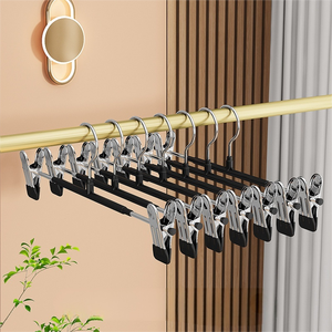 Factory Price Adjustable <strong>Clips</strong> Pants Clothing <strong>Hangers</strong> Skirts Fixed Hook Anti-skid <strong>Hanger</strong> Laundry <strong>Clip</strong> Drip Drying Hange - Product Image 3