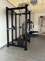 ASM-A1006 Station multifonctionnelle de qualité supérieure : Smith Machine, Rack à Squats, Crossover par câble et Presse à banc, pour salle de sport