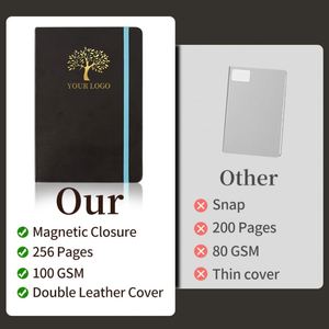 Ensemble de carnets professionnels avec emblème d'arbre en relief et personnalisation de la marque dans un coffret cadeau - Product Image 2