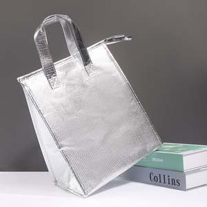 Sac isotherme portable simple pour gâteau sac thermique jetable fourre-tout insulté sac isotherme pliant plat avec fourre-tout isotherme pliable - Product Image 1