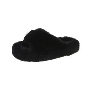 Sandalias Góticas Personalizadas al por Mayor para Mujer, Sandalias Góticas con Tiras Cruzadas y Peluche para Mujer - Product Image 1