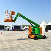 Nouvelle nacelle élévatrice articulée Jiubang modèle 8M-12M, hauteur de travail maximale de 12 m, batterie électrique 86V320Ah, moteur de pompe 7 kW
