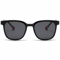 Montures de lunettes unisexes TR90 avec clip solaire anti-radiation et verres polarisés TAC confortables