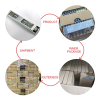 Fuente de Alimentación LED Bina Ultra Delgada de 200W, Transformador de CC de 12V 24V, 22mm de Grosor, para Cajas de Luz de Cristal y Paneles Publicitarios
