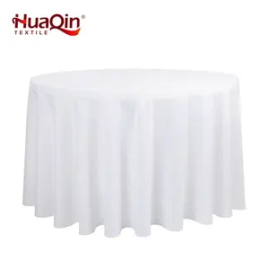 Nappe lavable ronde de mariage de couverture de table d'hôtel