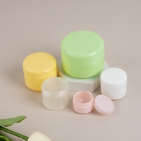 10g 20g 30g 50g 100g 250g pots de crème pour le visage colorés Pot de voyage en plastique PP vide mignon conteneurs d'échantillon cosmétique