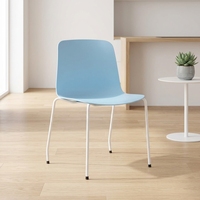 Chaise de salle à manger en plastique au design moderne et confortable avec fonction rafraîchissante pour la maison, le bureau, la cuisine, le restaurant, le café, le salon - Vente en gros