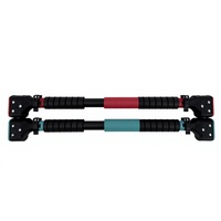 Barre de traction horizontale réglable pour cadre de porte, à verrouillage automatique, pour fitness à domicile, équipement de fitness mural pour salle de sport à domicile