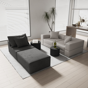Sofá Seccional Modular Moderno, Súper Cómodo, Convertible, Reclinable y <span class=keywords><strong>Extensible</strong></span>, Personalizable, Ideal para Apartamentos - Product Image 2