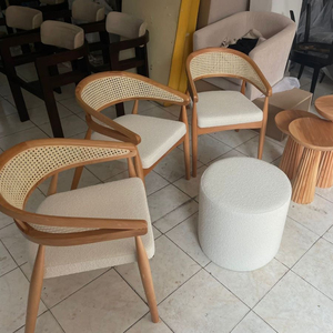 Prezzo basso di alta qualità di lusso sala da pranzo mobili in legno e vimini da pranzo ristorante sedia da <span class=keywords><strong>cucina</strong></span> - Product Image 1