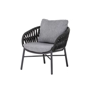 Kích thước nhỏ, chi phí vận chuyển thấp thiết kế hiện đại mọi thời tiết Patio đồ gỗ ngoài trời Vườn sofa <span class=keywords><strong>Set</strong></span> với sợi dây Dệt Phong Cách - Product Image 4