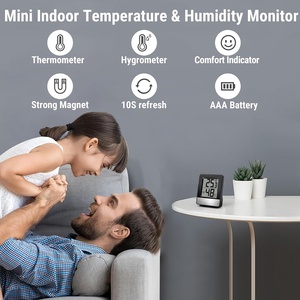 Thermomètre hygromètre numérique d'intérieur le plus vendu avec indicateur de niveau de confort - Product Image 4