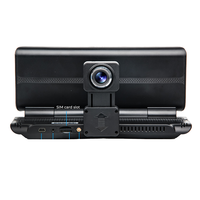 Caméra de voiture 4G 7 pouces 1080P Navigation GPS DVR enregistreur de conduite avec écran Smart Touch IPS