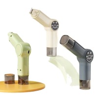 Tondeuse et lime à ongles 2-en-1 sûres pour animaux de compagnie avec lumière LED, faible bruit, lame en céramique ABS, rechargeable Type-C pour chiens et chats