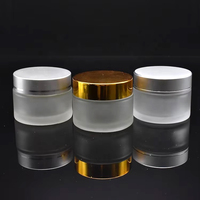 Kostenlose Probe: Mattglas-Cremetiegel mit Schraubverschluss, 5ml-100ml, Leere Kosmetik- und Hautpflegeverpackung, Geringe Mindestbestellmenge