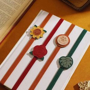 PU Leather Elastic Bands Leather Book Marks Elastic Rope Bands Planner PU <b>Bookmarks</b> Planner Accessories for GIfts - Product Image 1