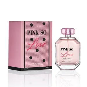 100ml 오리지널 브랜드 Lovali 핑크 SO LOVE 오래 지속되는 좋은 품질 도매 럭셔리 여성 향수