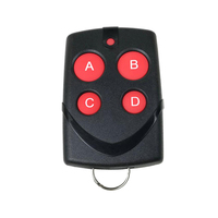 Télécommande de porte de garage automatique en plastique certifiée CE Champions AG199 433 MHz, duplicateur de clonage à code fixe, porte-clés à 4 boutons pour portail